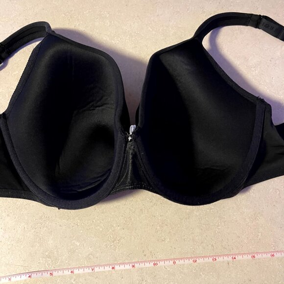 Cacique Bra Black 40DD Lightly lined full coverage - Picture 8 of 8